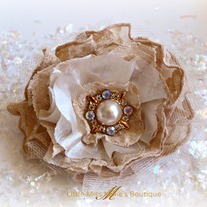 Lacey Latte' Brooch