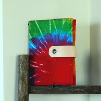 Fabric Covered A5 Journal - Hippie - Mother's Day Special - Was $35 Now $29