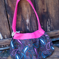 Pink & Brown Buttercup Bag