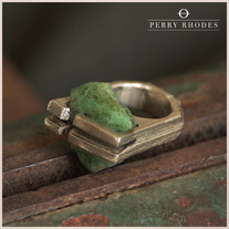 Emerald Cross (White Bronze)