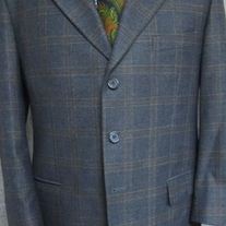 Manzini Windowpane Sport Coat - 42S