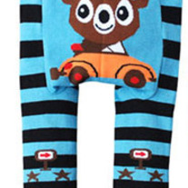 Bear in Car Legging Pants in New Style for boys and girls 