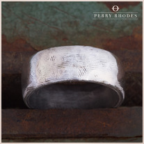 Filed edge Silver Band (Polished)
