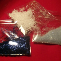 Winter themed glitters 