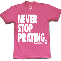 Never/Stop Praying (Neon Pink)