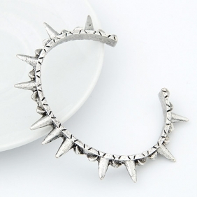 Spikes Bangle - Silver