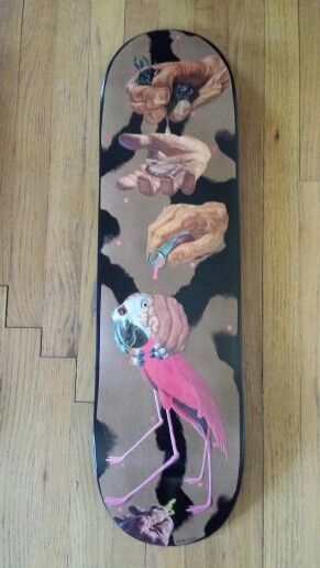 Math.I "charm by proxy" Orginal Art Skateboard Deck