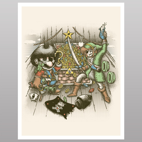 8-bit Pirates (print)