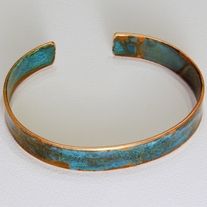 Upcycled Rustic Copper Cuff