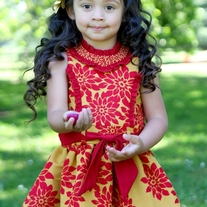 Trish Scully Floral Princess Dress