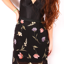 Floral maxi skirt