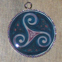 Triskele Bezel Pendant