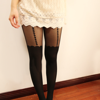 HEART SUSPENDER STOCKINGS