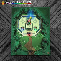 Link to the Past Master Sword 8x10 PRINT ONLY