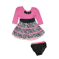 Lipstick Girls Knit Dress w/Diaper Cover