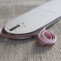 Vintage 1/4" Velvet Ribbon - Carnation Pink