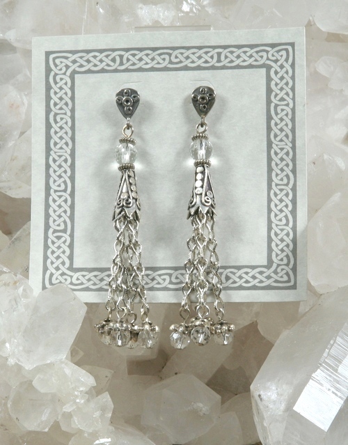 Clear Quartz Earrings on Storenvy
