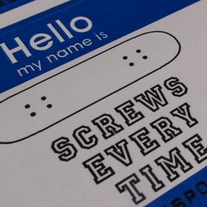 Screws sticker