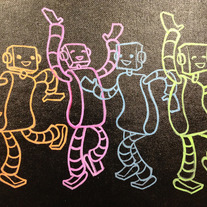 Dancing Bertie - Painting