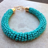Turquoise Multibead Bracelet 