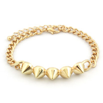 Curved Spike Bracelet 