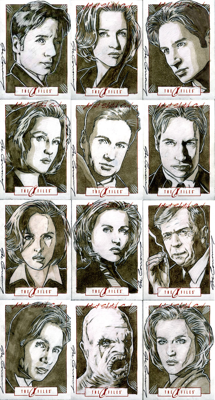 The X-Files Artist Sketch Cards · Joe Corroney Art Store · Online Store ...