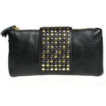 Leather Rivet Bag - Wear 3 ways