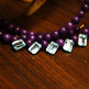Topaz and Jade Memory wire Necklace - Thumbnail 1