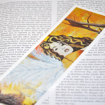 Handmade Laminated Bookmark, "The Beginning", Art By Jacy Lee Pulford