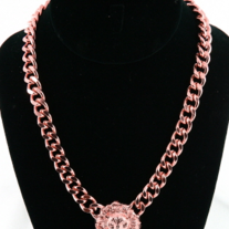 Rose Gold Lion Head Necklace***FREE USA SHIP
