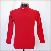 Red Long Sleeve Under Armor Shirt