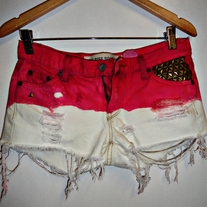 Girly Studded Shorts