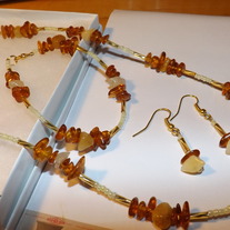 Amber and Golden Jade