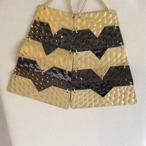 Etched Trapezoid Earrings