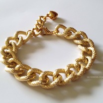 Texture Gold Chain bracelet