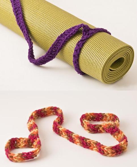 Sams Crochet: Handmade Health Yoga Mat Sling Handle ...