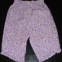 Purple Floral Capris-OshKosh Size 18 Months