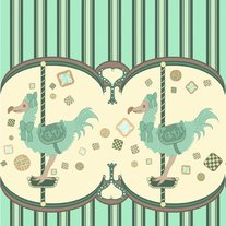 Dodo Cookie Carousel Fabric
