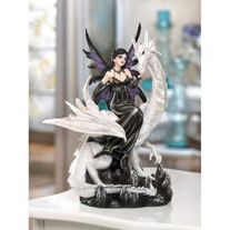 Fairy Atop Dragon Statue