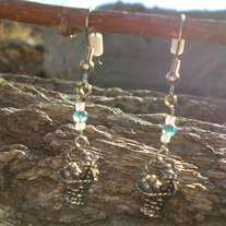 Easter Basket Earrings