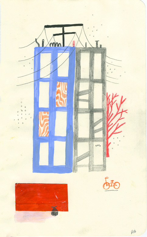'Baltimore Hodgepodge 4' by Julianna Brion (8" x 10" PRINT)