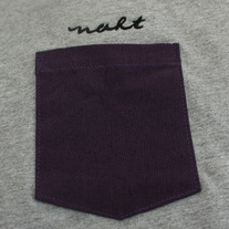Purple Heather Pocket T-Shirt