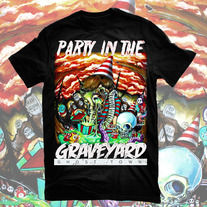 Party In The Graveyard Black Shirt - Unisex