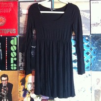Black Forever 21 Long Sleeve Dress Small
