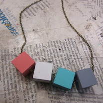 Color Block Necklace