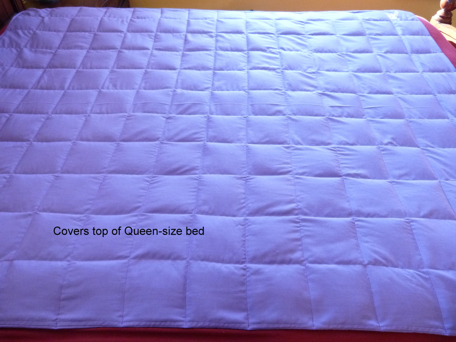 Custom item heavyduty 54x72" Queen size weighted blanket with duvet
