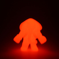 ELEPHANTOS "ORANGE GLOW" glow in the dark resin mini figure