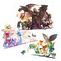 Legend of Zeldamon print set