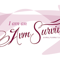 "I am an AVM Survivor" Sticker