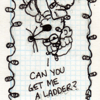 Sketch Card: Lights Weasel
